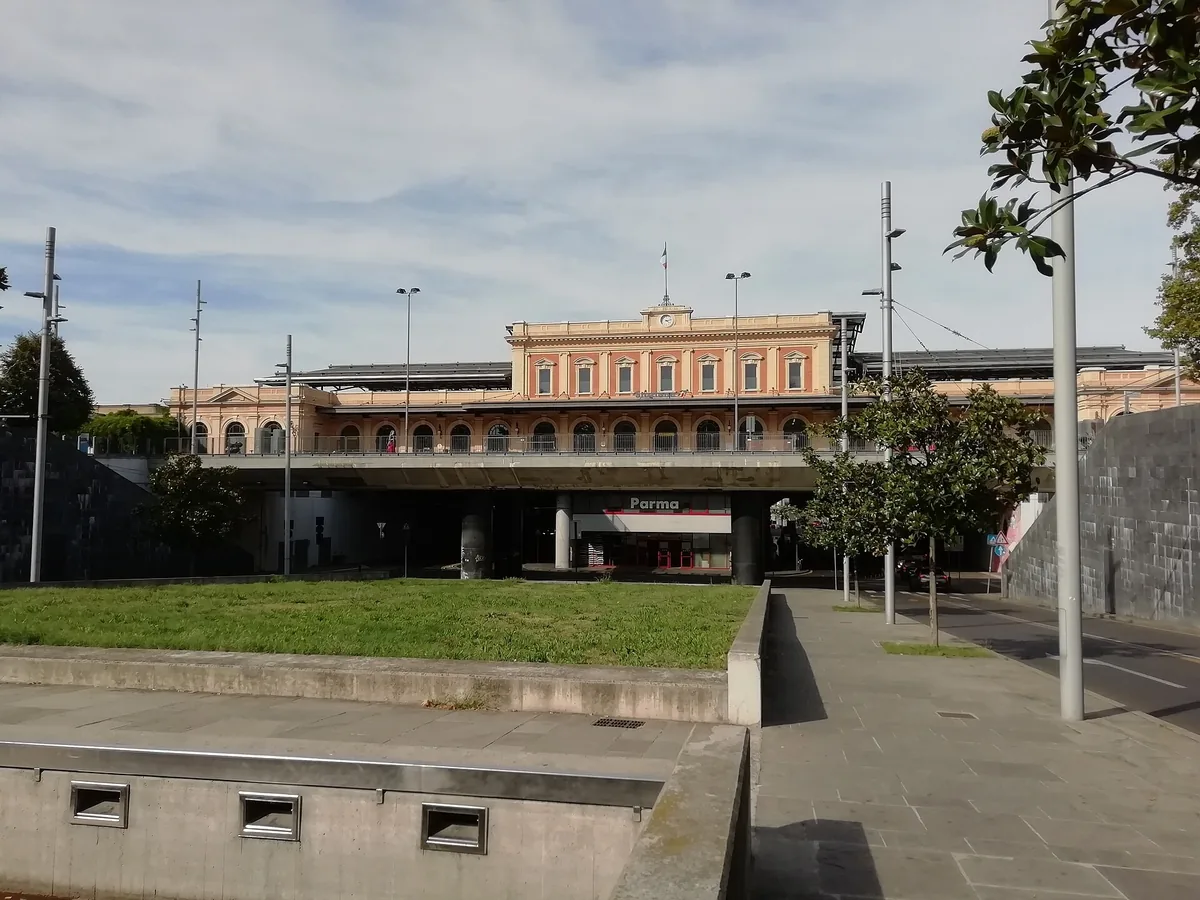 Piazzale Carlo Alberto dalla Chiesa in front of Parma railway station